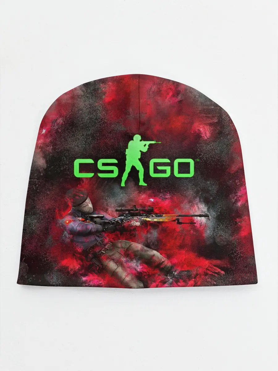Детская шапка / CS GO Red heat
