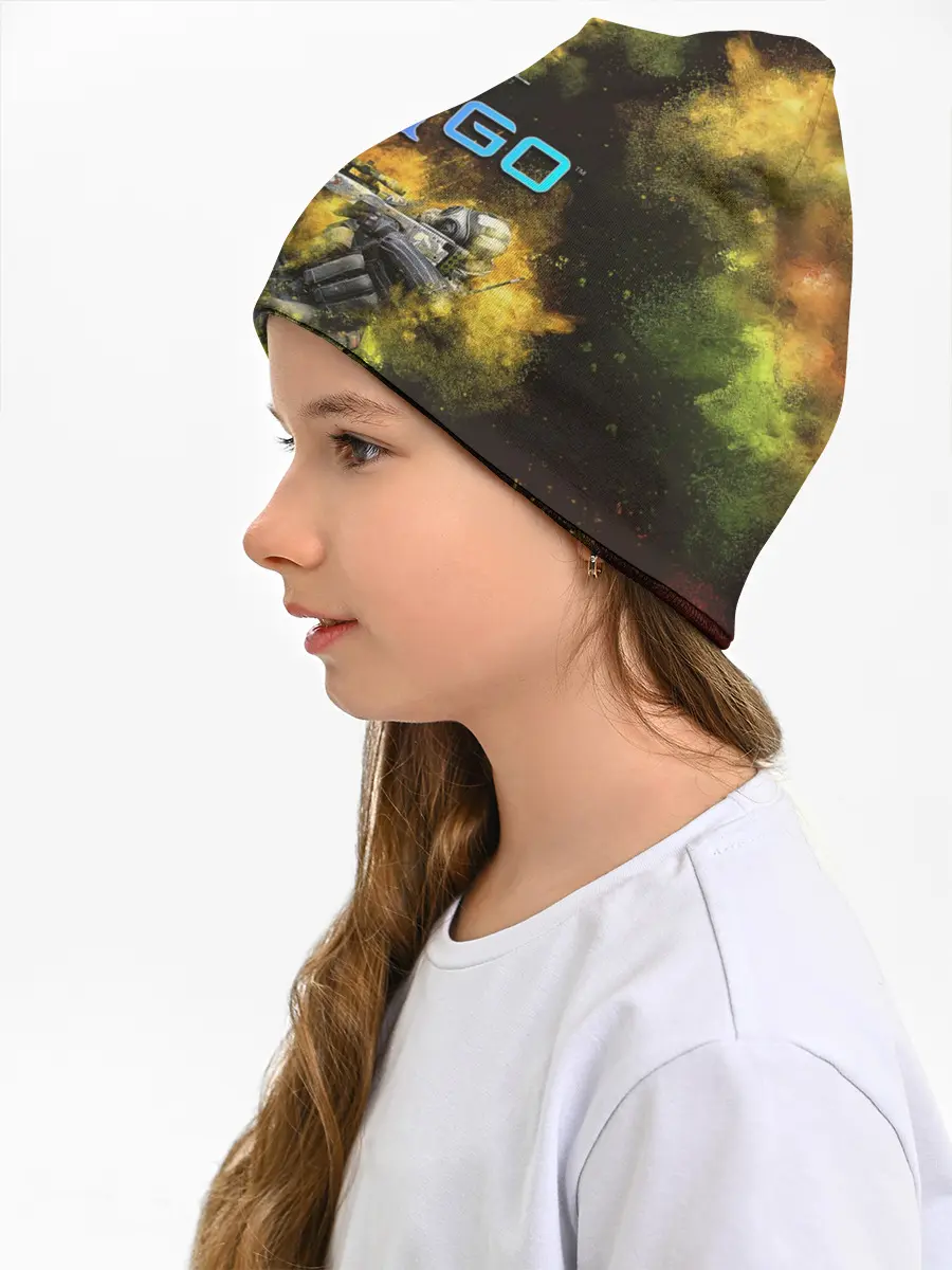 Детская шапка / CS GO Gold dust