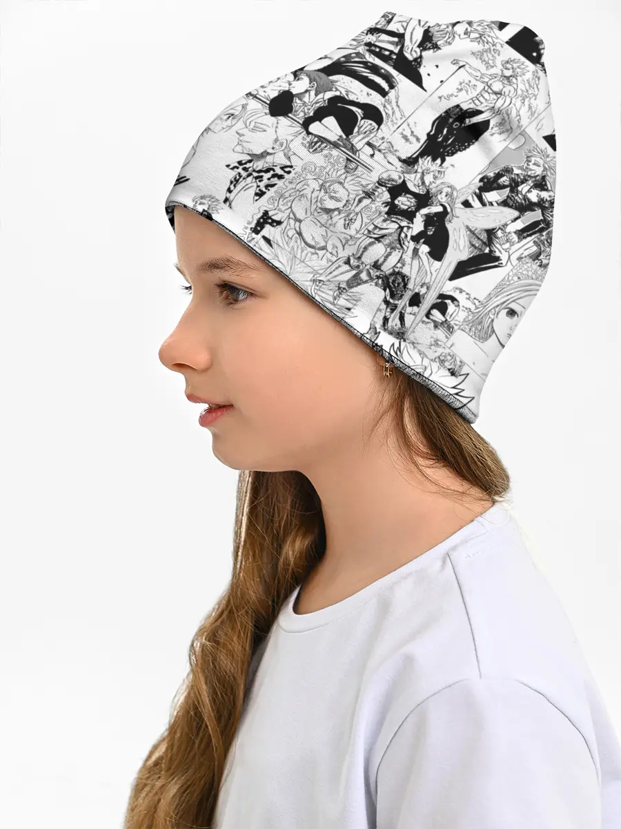 Детская шапка / 7 СМЕРТНЫХ ГРЕХОВ. Манга-паттерн