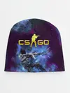 Детская шапка / CS GO Blue smoke