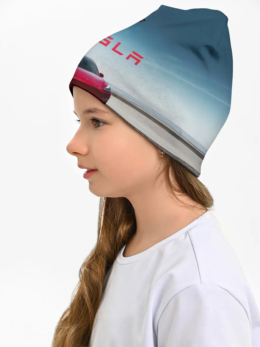 Детская шапка / Tesla Model 3