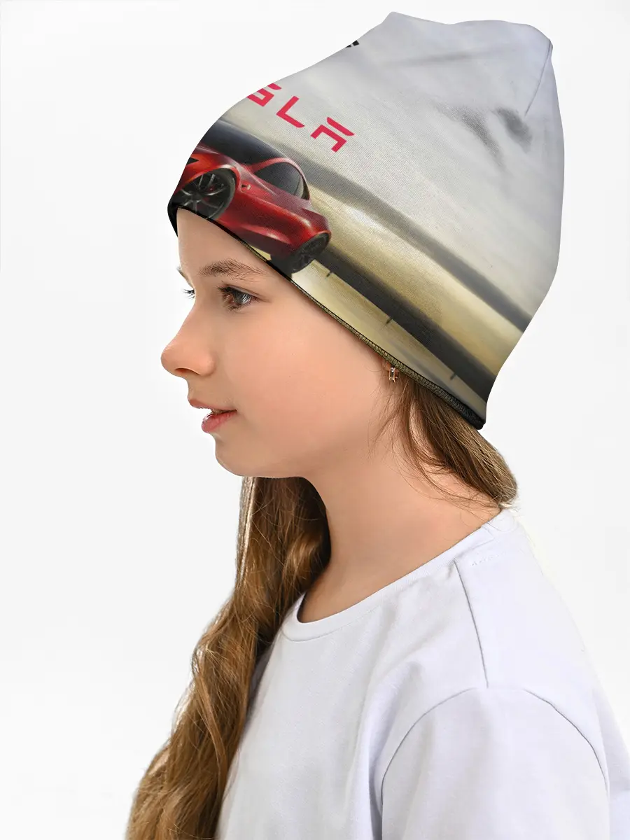 Детская шапка / Tesla Roadster