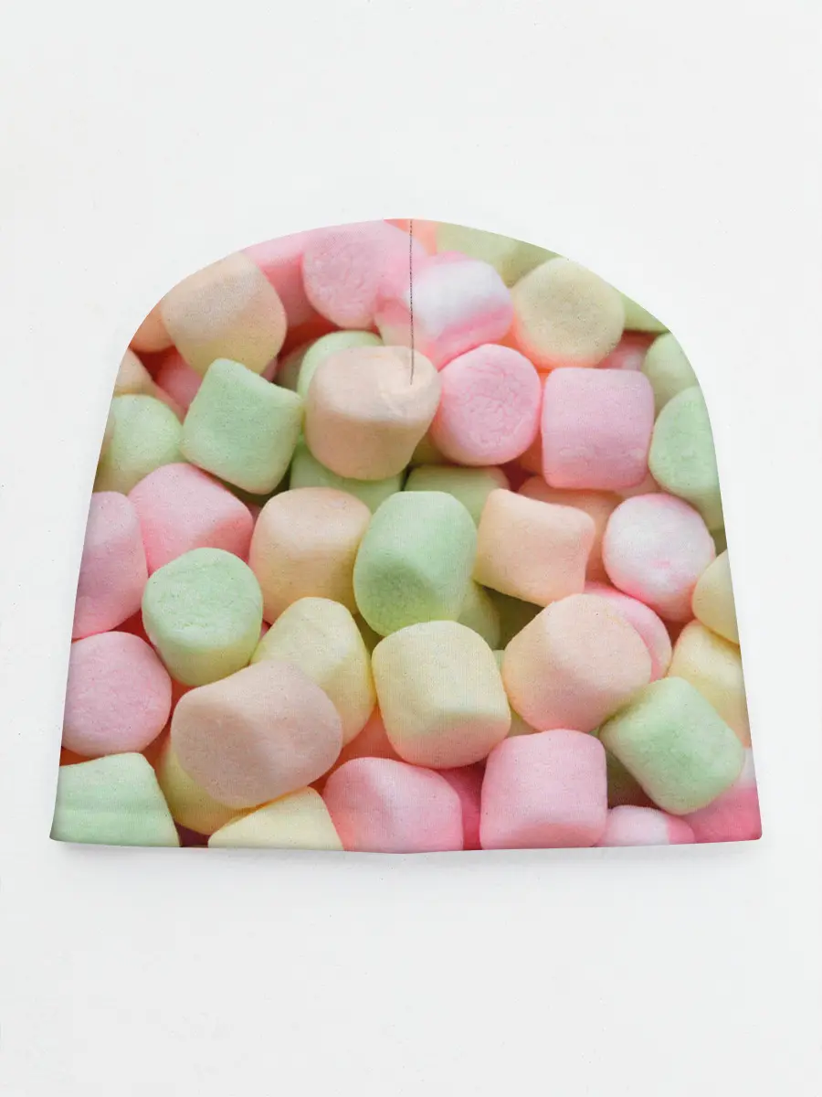 Детская шапка / маршмэлов зефирки нежные