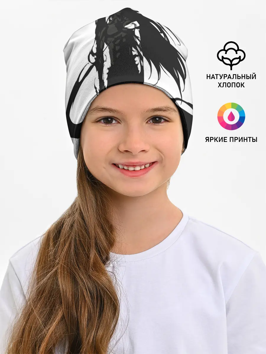 Детская шапка / Bleach black & white