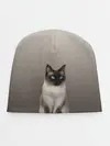 Детская шапка / Сиамский кот голубые глаза