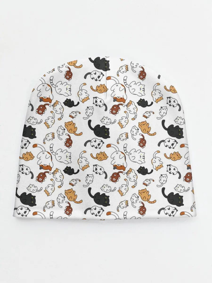 Детская шапка / Коты