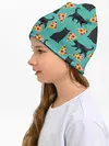 Детская шапка / Котики и Пиццы