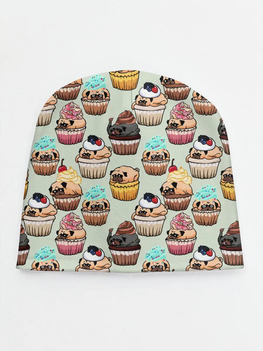 Детская шапка / Мопсы - Кексики