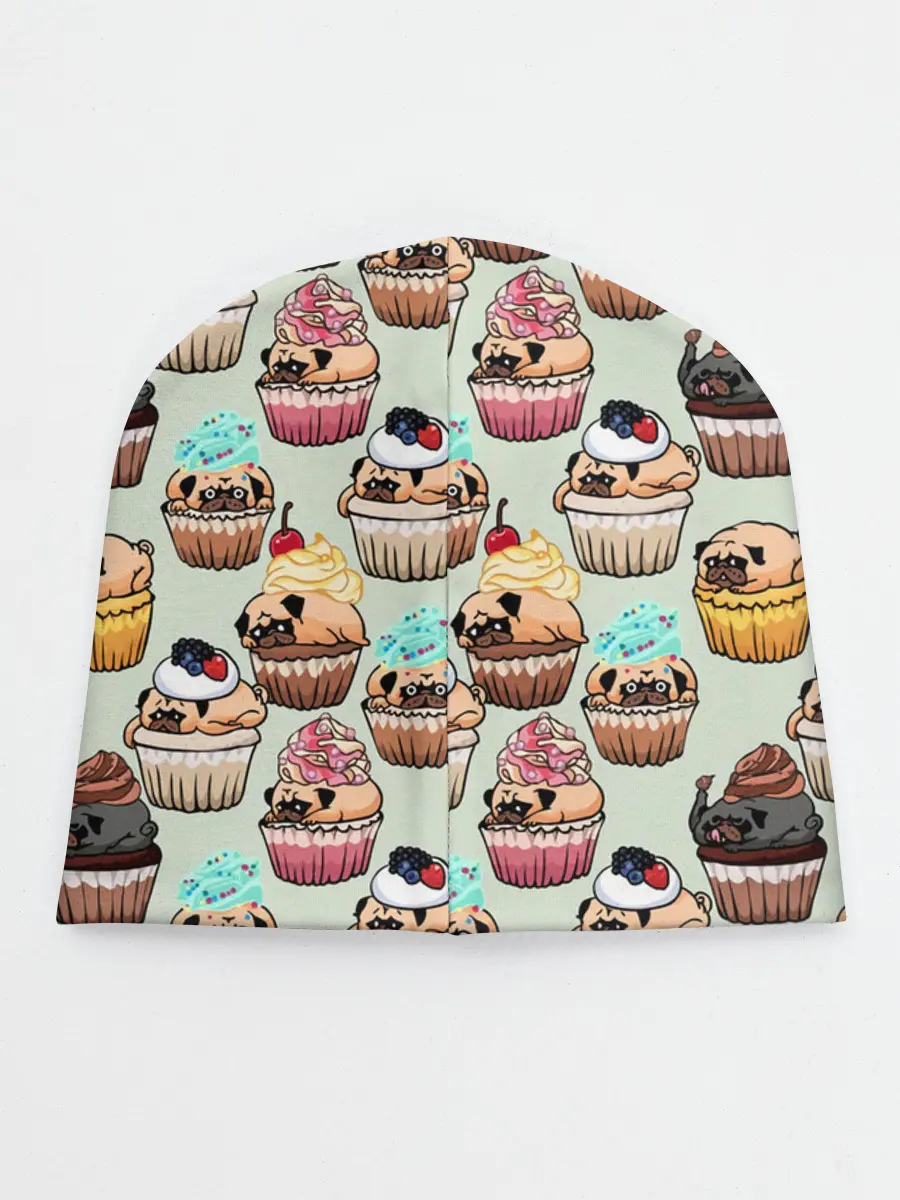 Детская шапка / Мопсы - Кексики