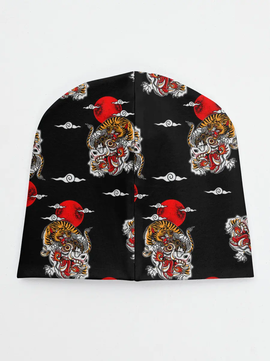 Детская шапка / Японский стиль - тигры