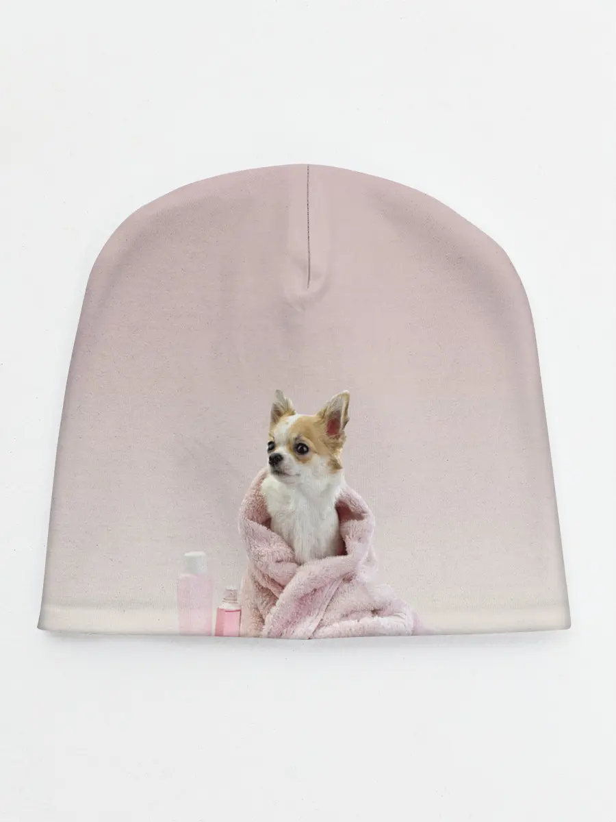 Детская шапка / собачка полотенце процедуры