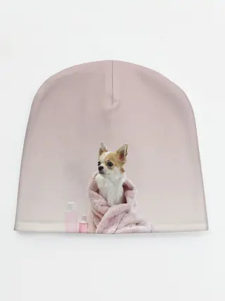 Детская шапка / собачка полотенце процедуры