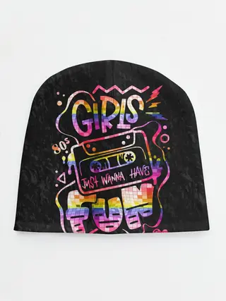 Детская шапка / Girls just wanna have fun