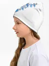 Детская шапка / Славянский узор сине-голубой