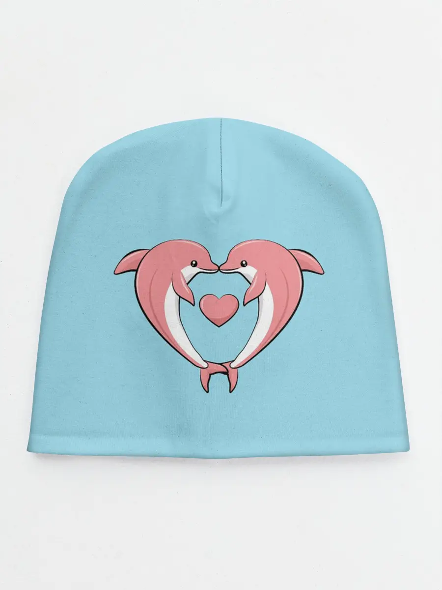 Детская шапка / Дельфины