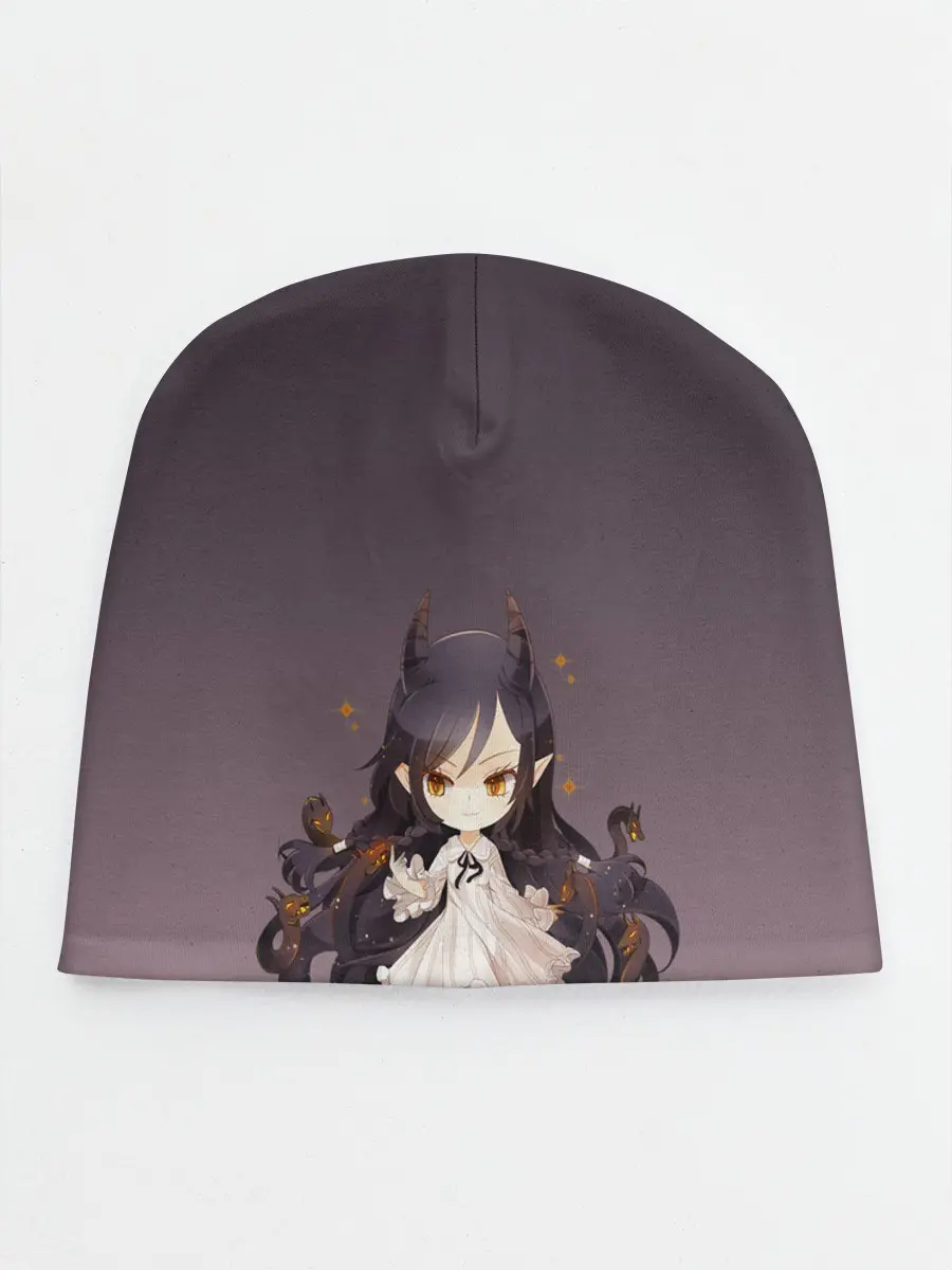 Детская шапка / демоница волосы змеи милашка