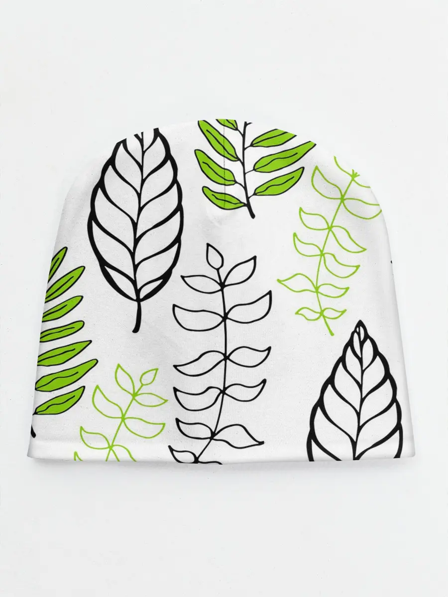 Детская шапка / Листья