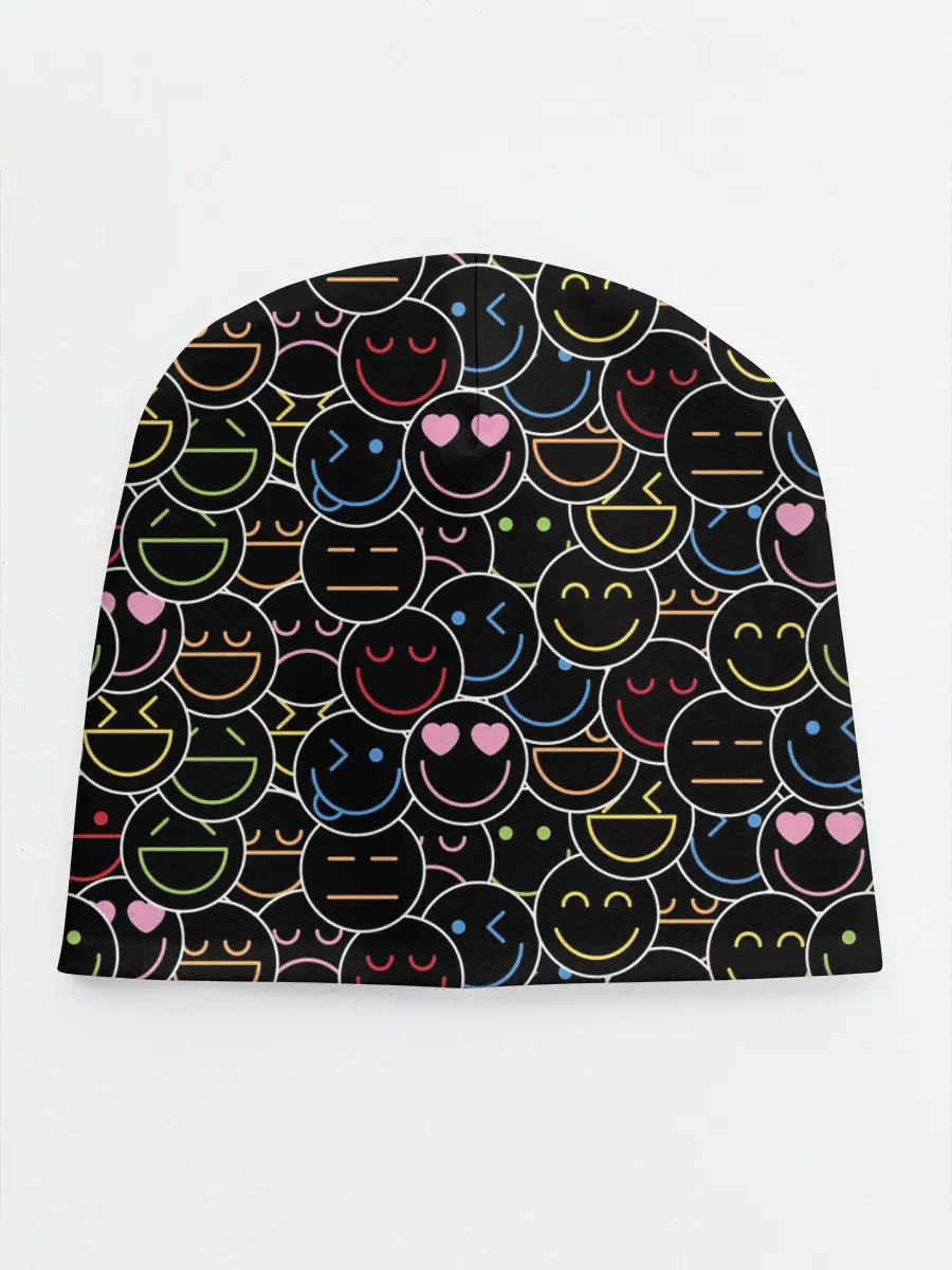 Детская шапка / SLAVA MARLOW - Неоновые смайлы