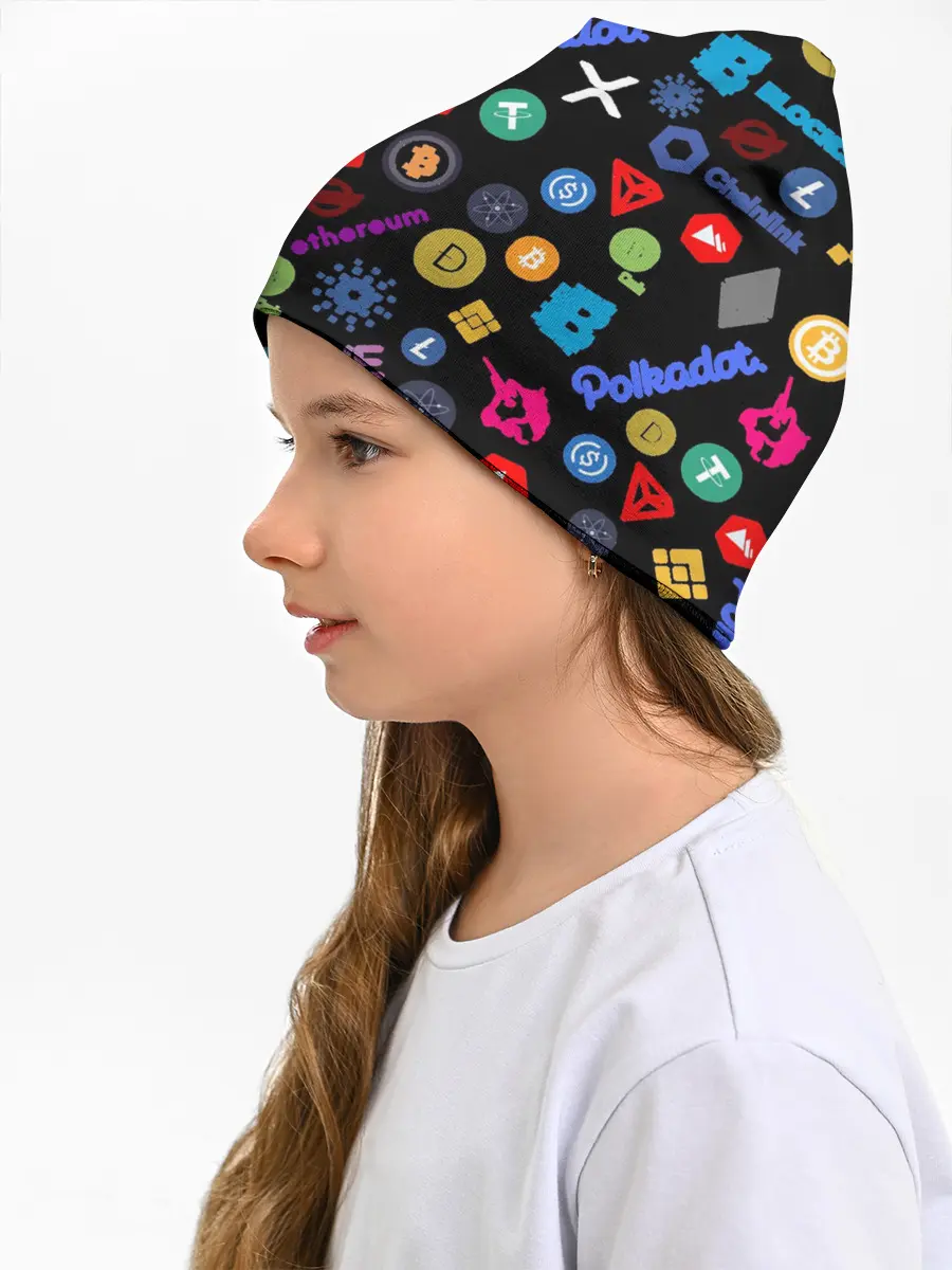 Детская шапка / ЛОГОТИПЫ КРИПТОВАЛЮТ | CRYPTOCURRENCIES