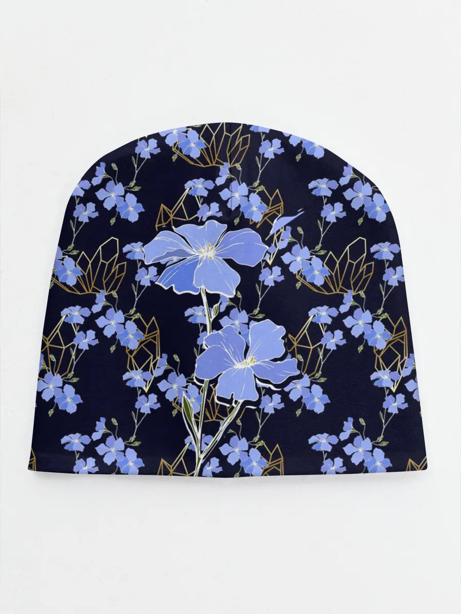 Детская шапка / Незабудки