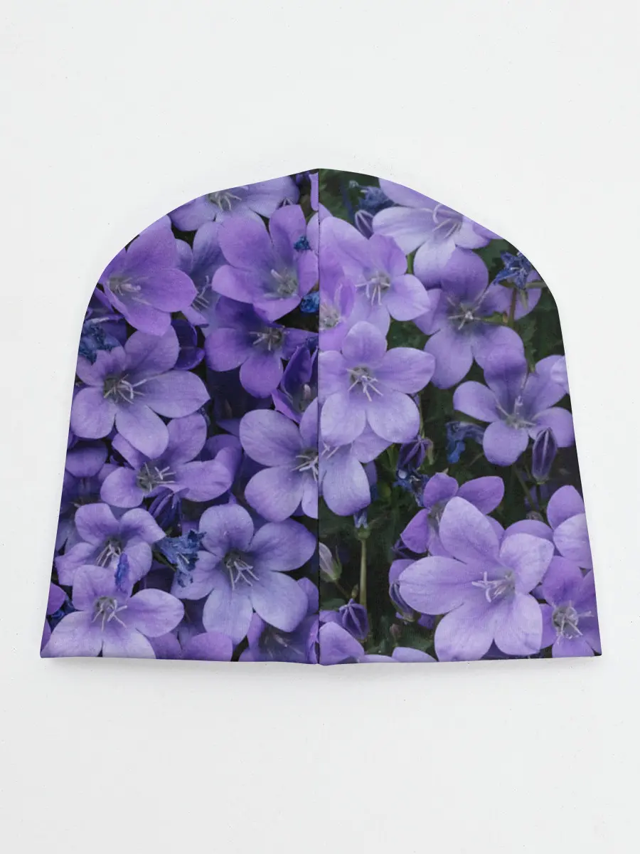 Детская шапка / Фиолетовый цвет весны