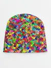 Детская шапка / РАЗНОЦВЕТНЫЙ ПАЗЛ