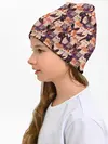 Детская шапка / Мемные Коты Паттерн
