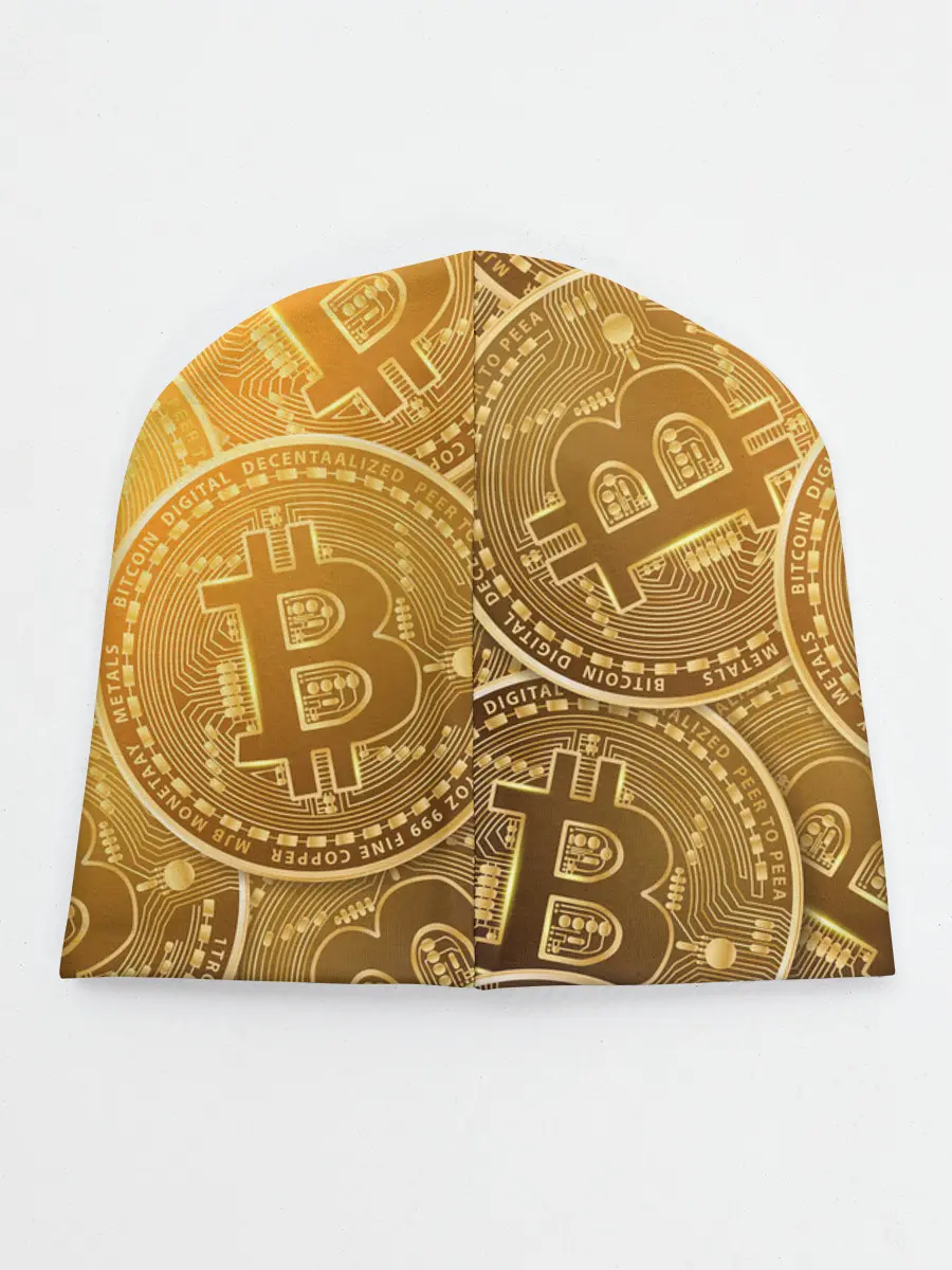 Детская шапка / БИТКОИН МОНЕТЫ