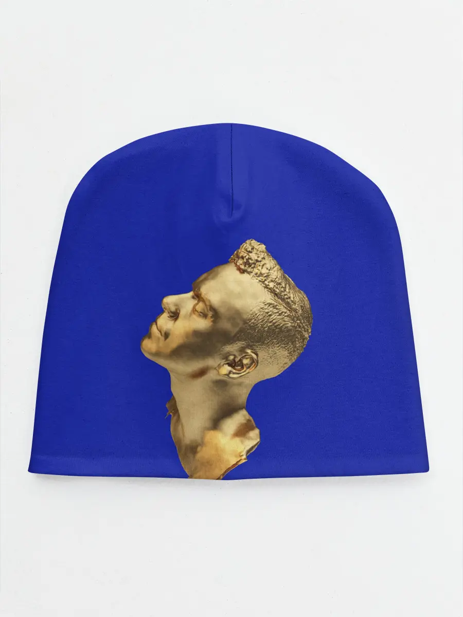 Детская шапка / Черно белая Голова