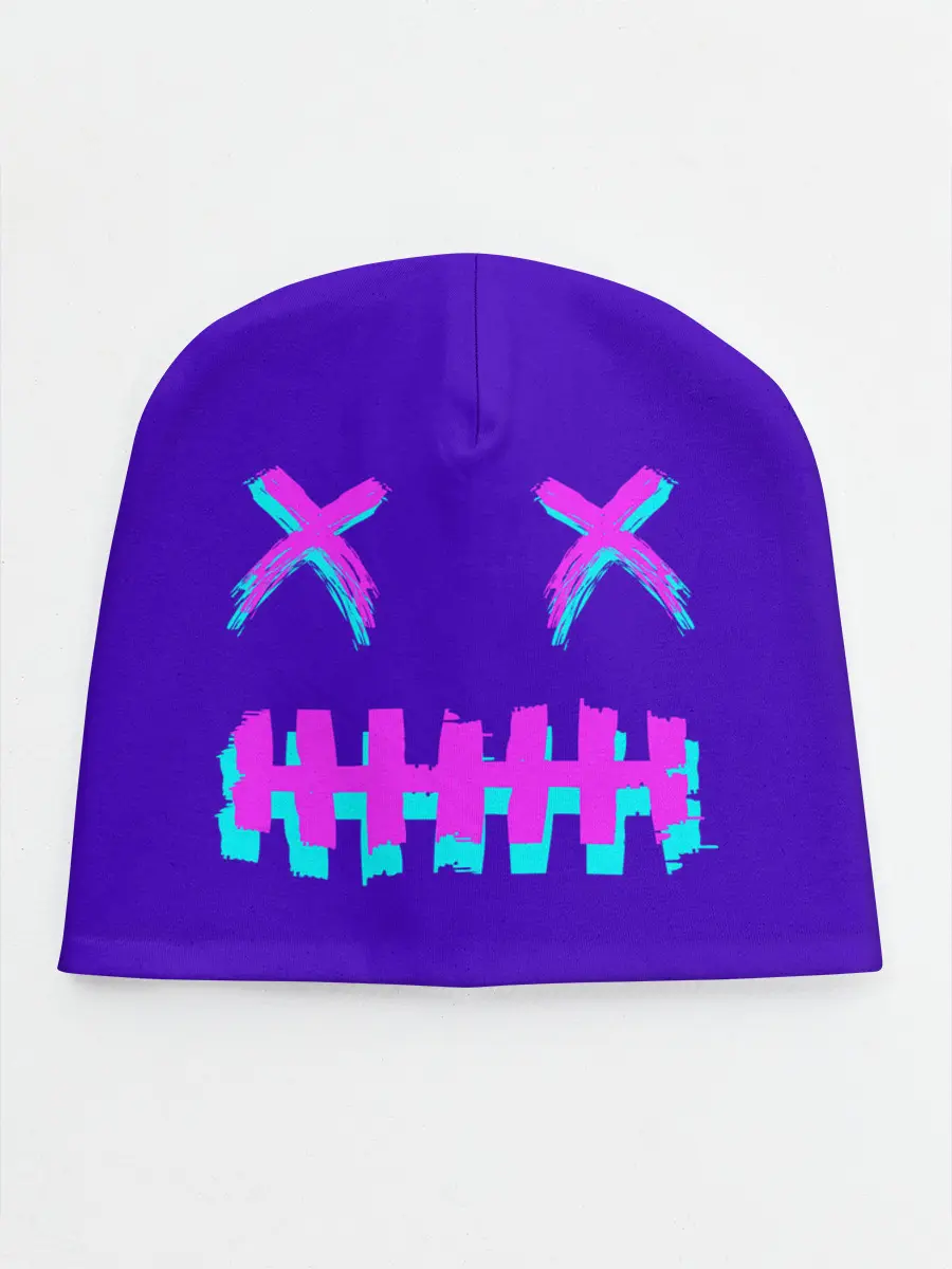 Детская шапка / CYBERSTYLE PURPLE EVIL