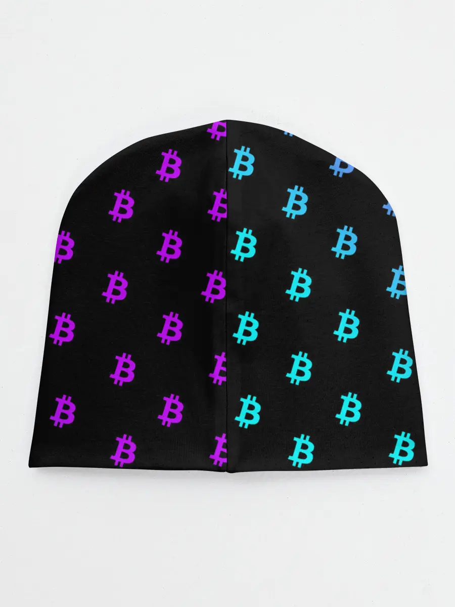 Детская шапка / БИТКОИН НЕОН |BITCOIN NEON
