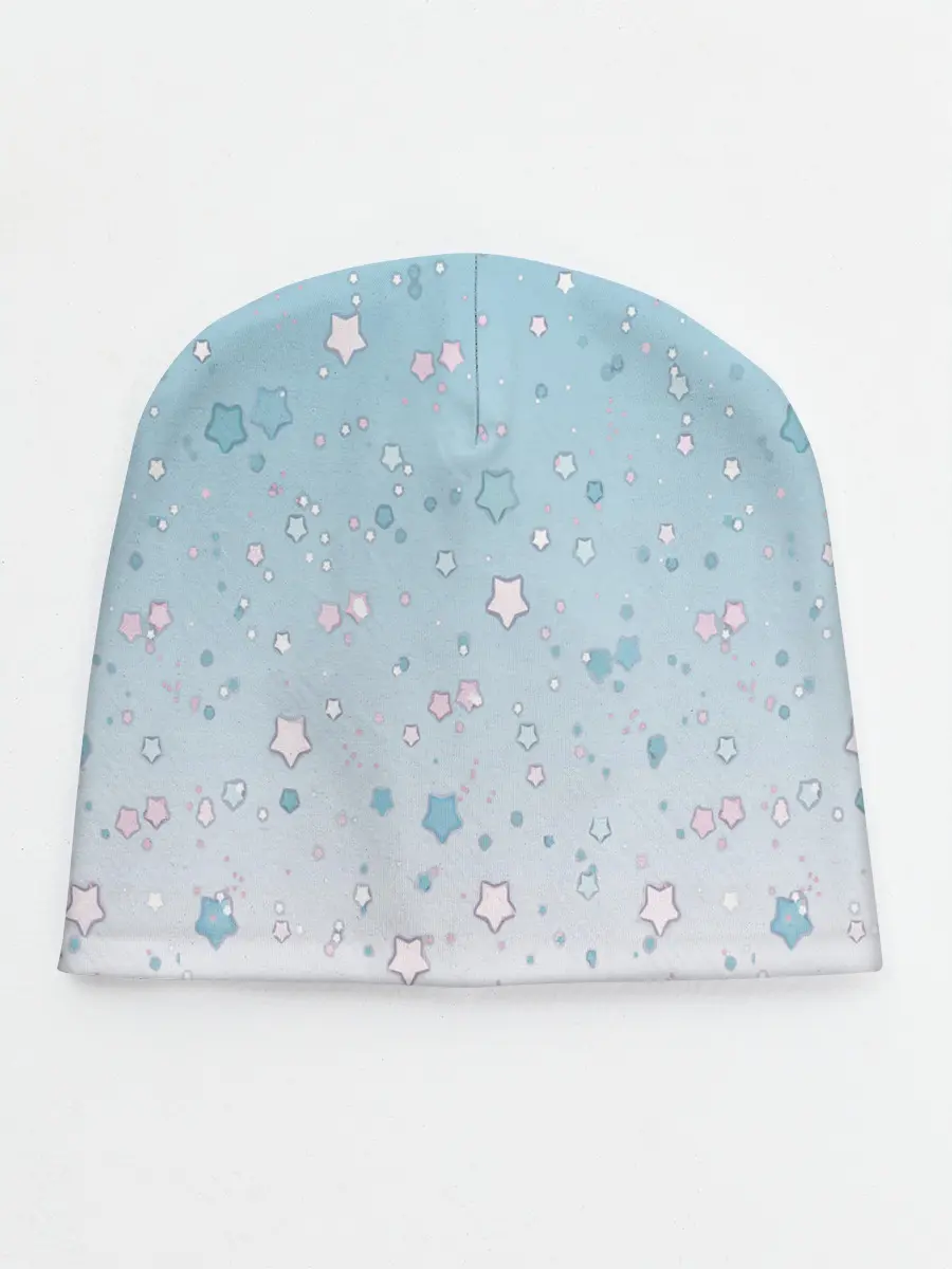 Детская шапка / милые звездочки узор