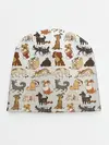 Детская шапка / узор песики собачки гав