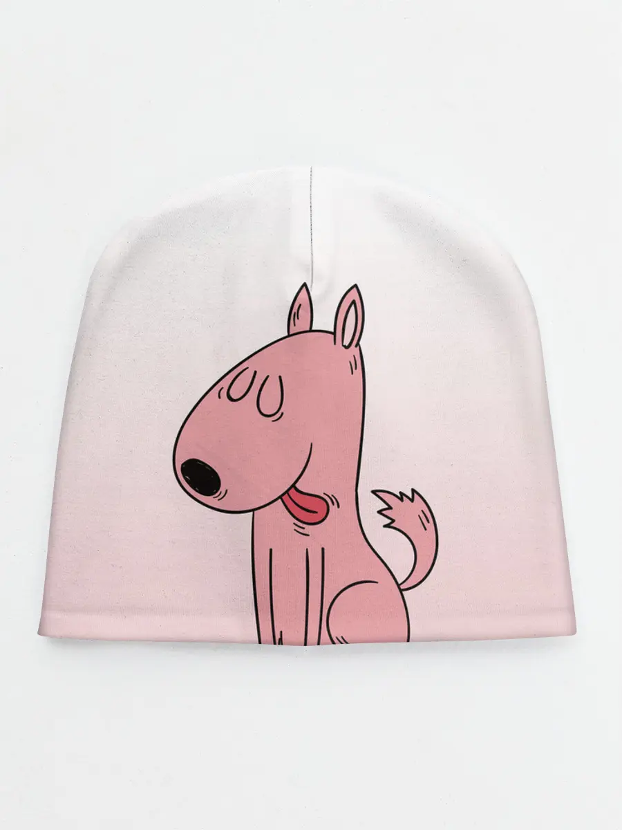 Детская шапка / мультяшный мопс