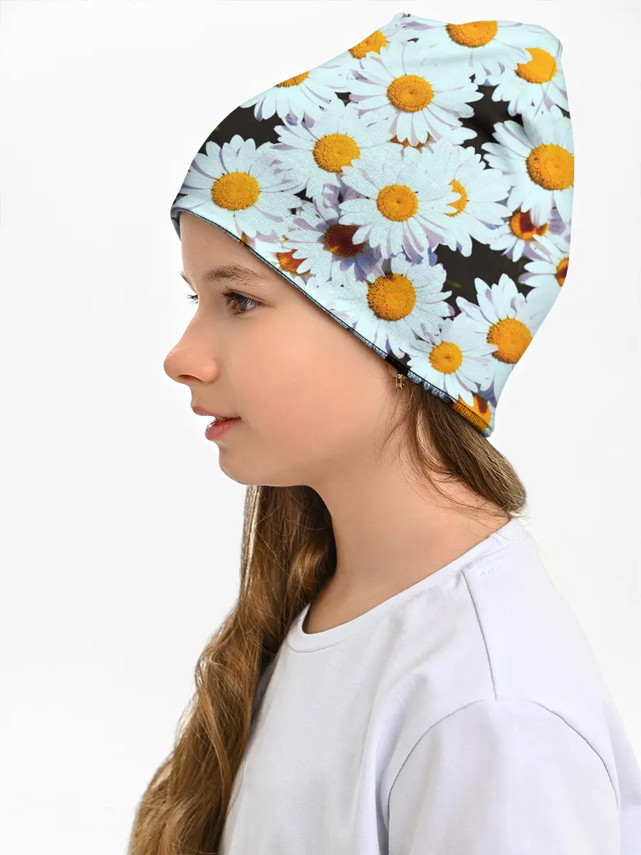 Детская шапка / Ромашки