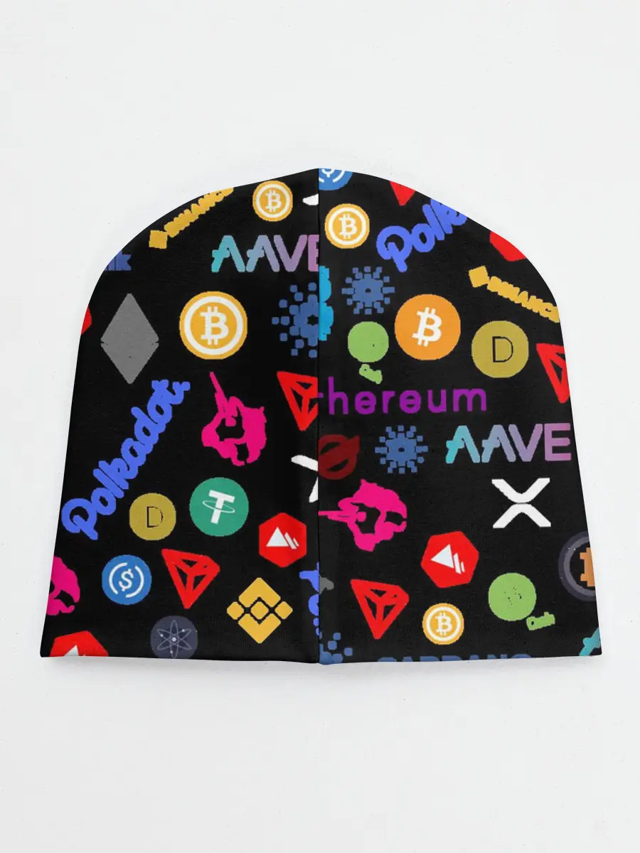 Детская шапка / BITCOIN PATTERN | БИТКОИН