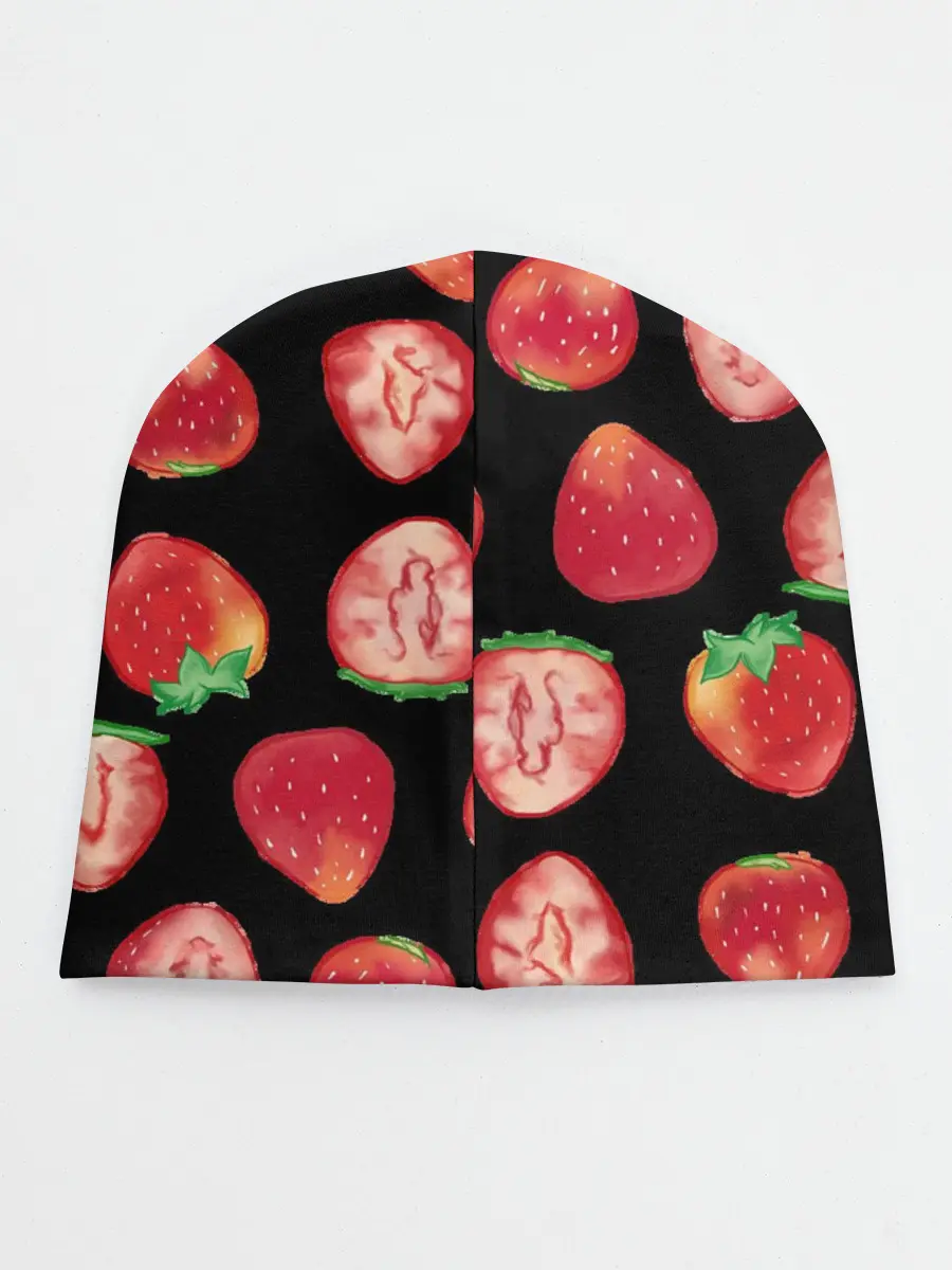 Детская шапка / Клубничка
