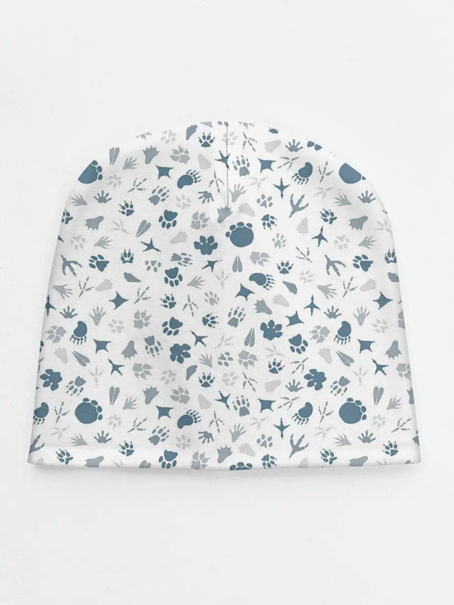 Детская шапка / Отпечатки лап животных