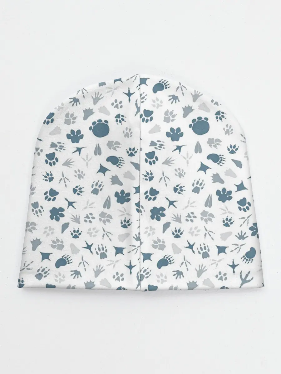 Детская шапка / Отпечатки лап животных