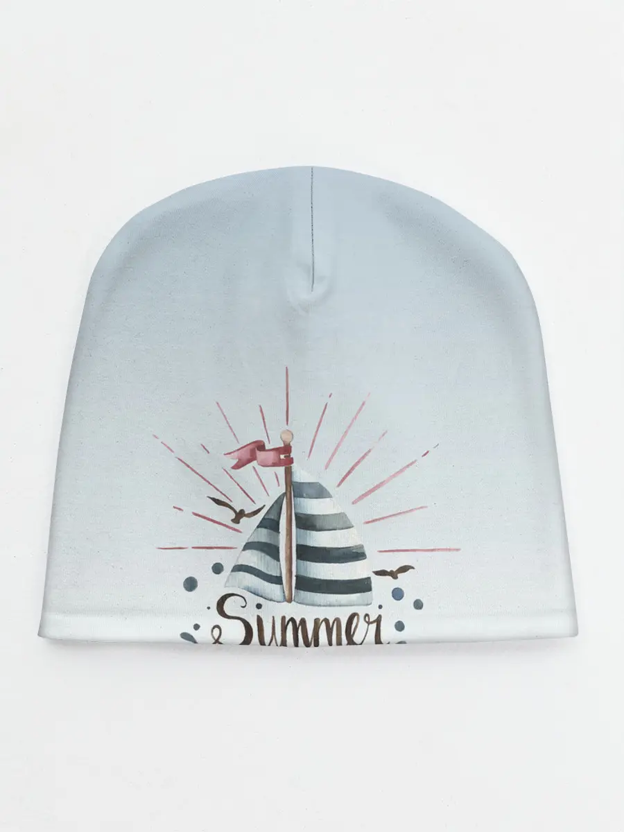 Детская шапка / кораблик лето