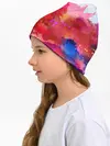 Детская шапка / брызги краски