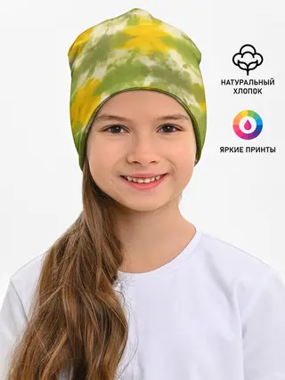 Детская шапка / разводы краски