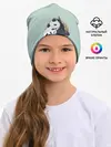 Детская шапка / акварельные панды
