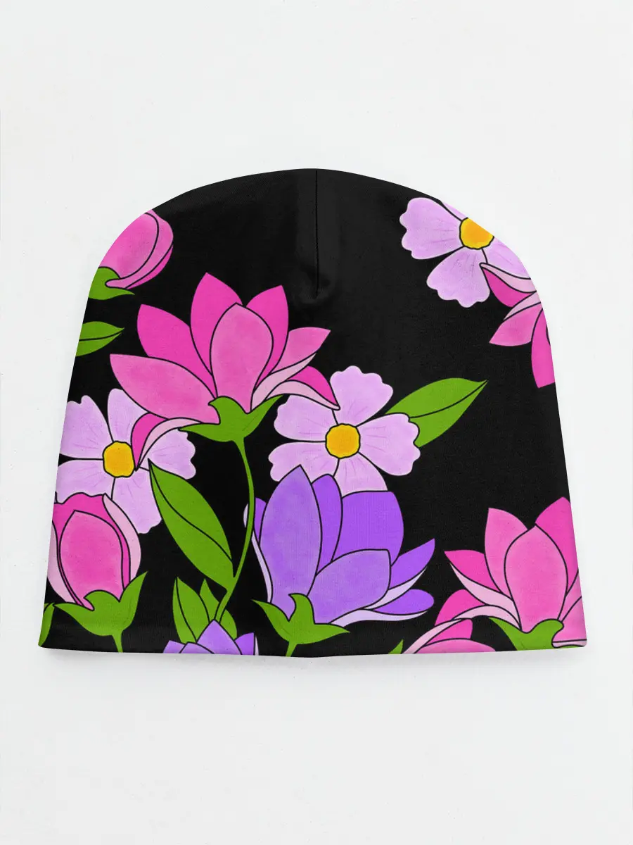 Детская шапка / Ночные цветы