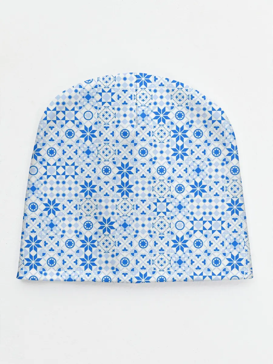 Детская шапка / Орнамент снежинки