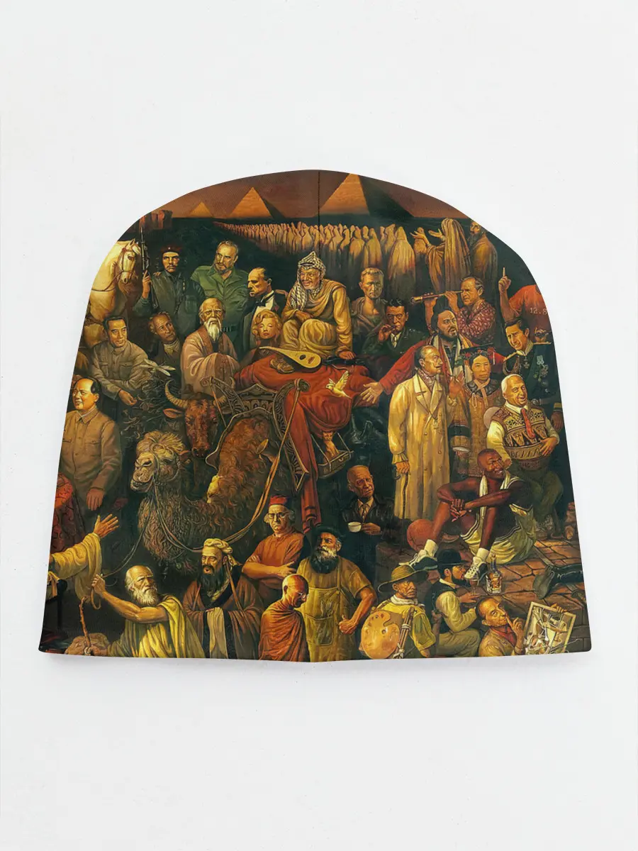 Детская шапка / 100 ЗНАМЕНИТЫХ ЛЮДЕЙ КАРТИНА