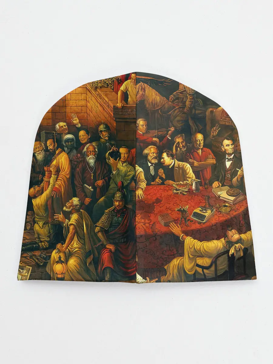 Детская шапка / 100 ЗНАМЕНИТЫХ ЛЮДЕЙ КАРТИНА