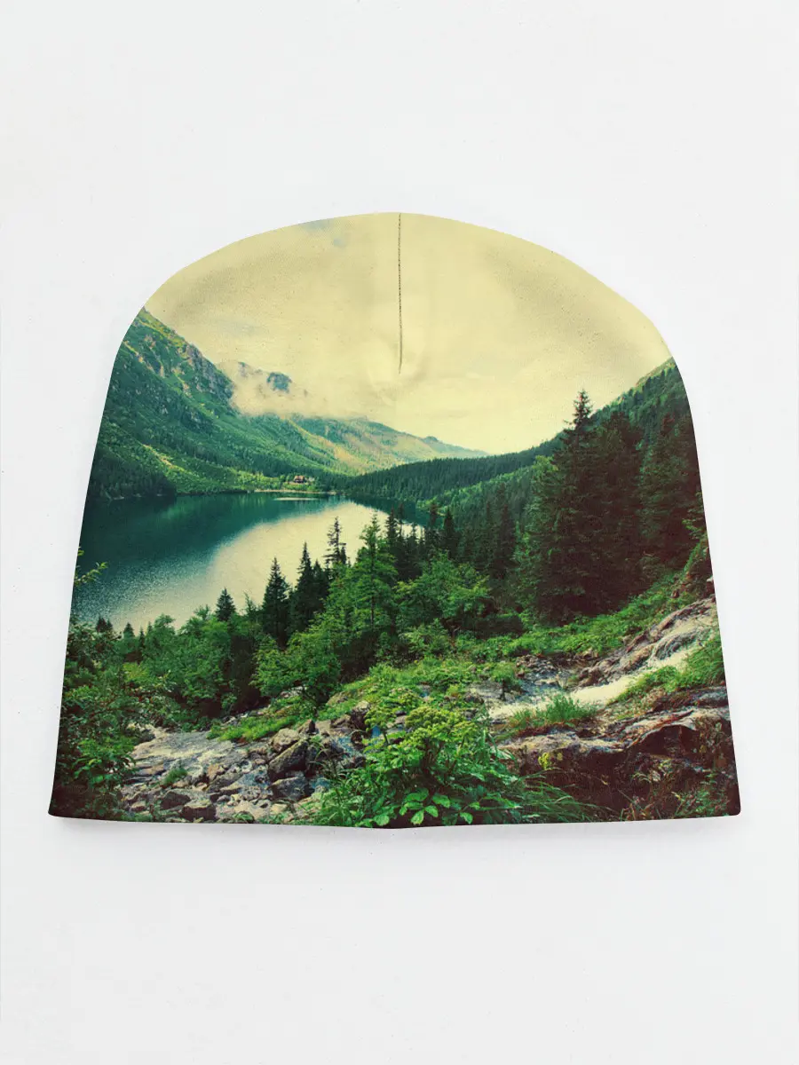 Детская шапка / Красивый лес