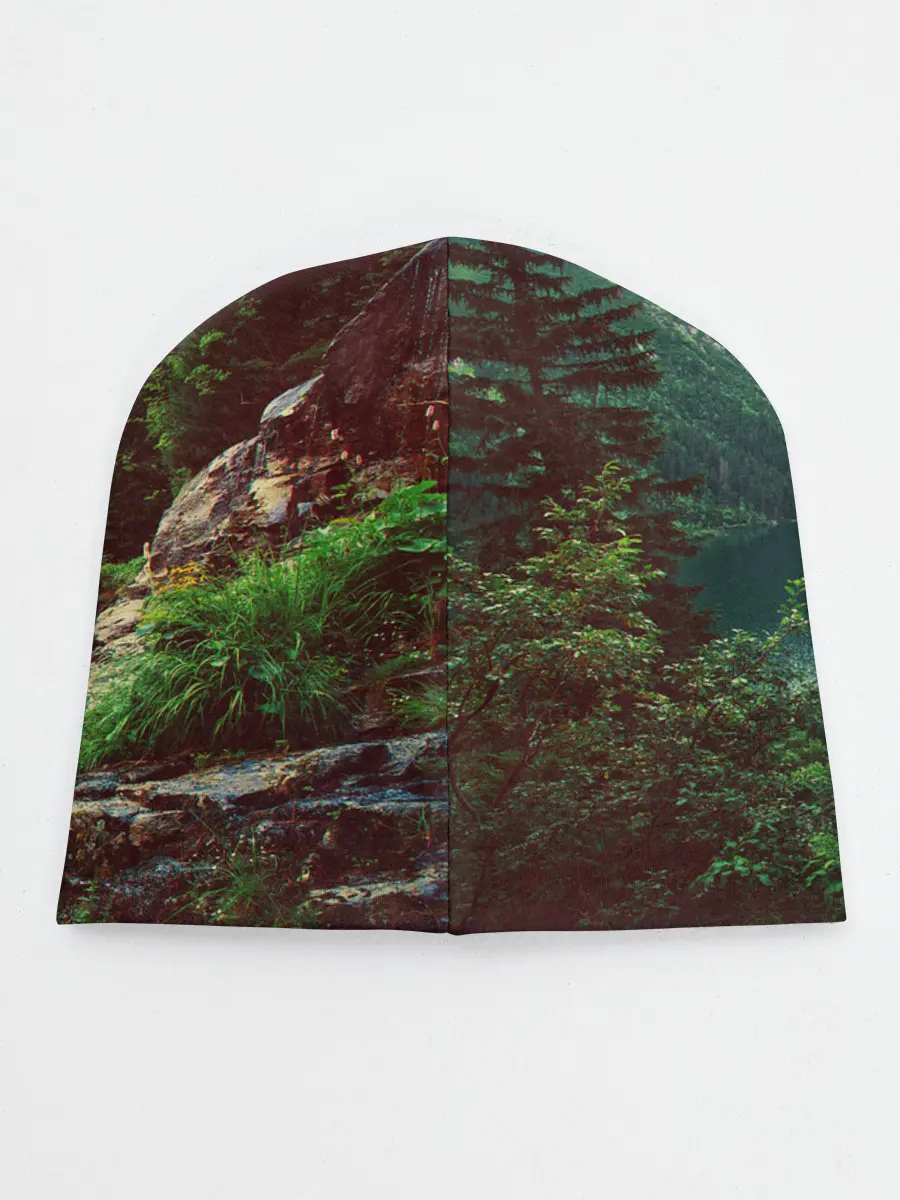 Детская шапка / Красивый лес