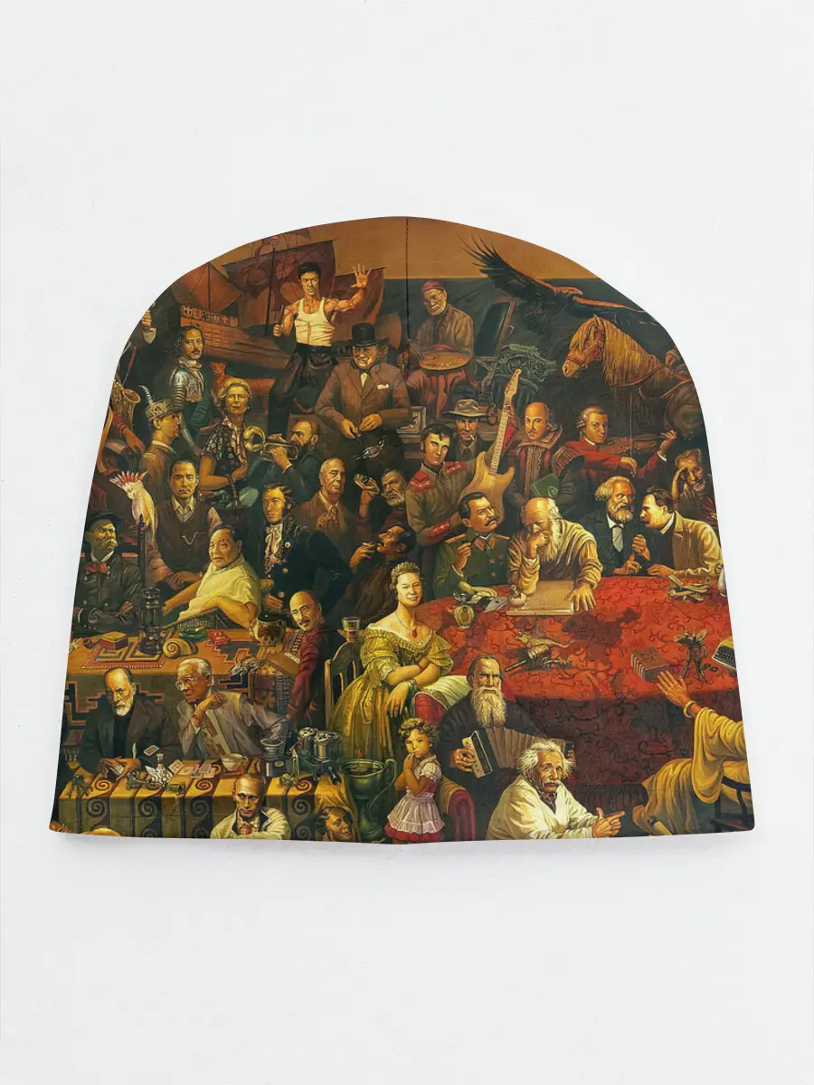 Детская шапка / 100 ЗНАМЕНИТЫХ ЛЮДЕЙ КАРТИНА